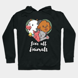 Love All Animals Hoodie